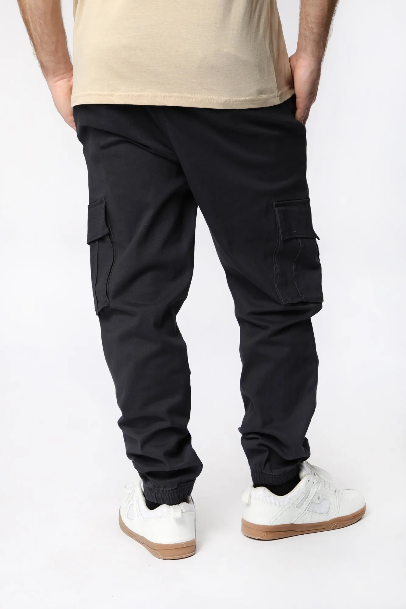 West49 Mens Twill Cargo Jogger