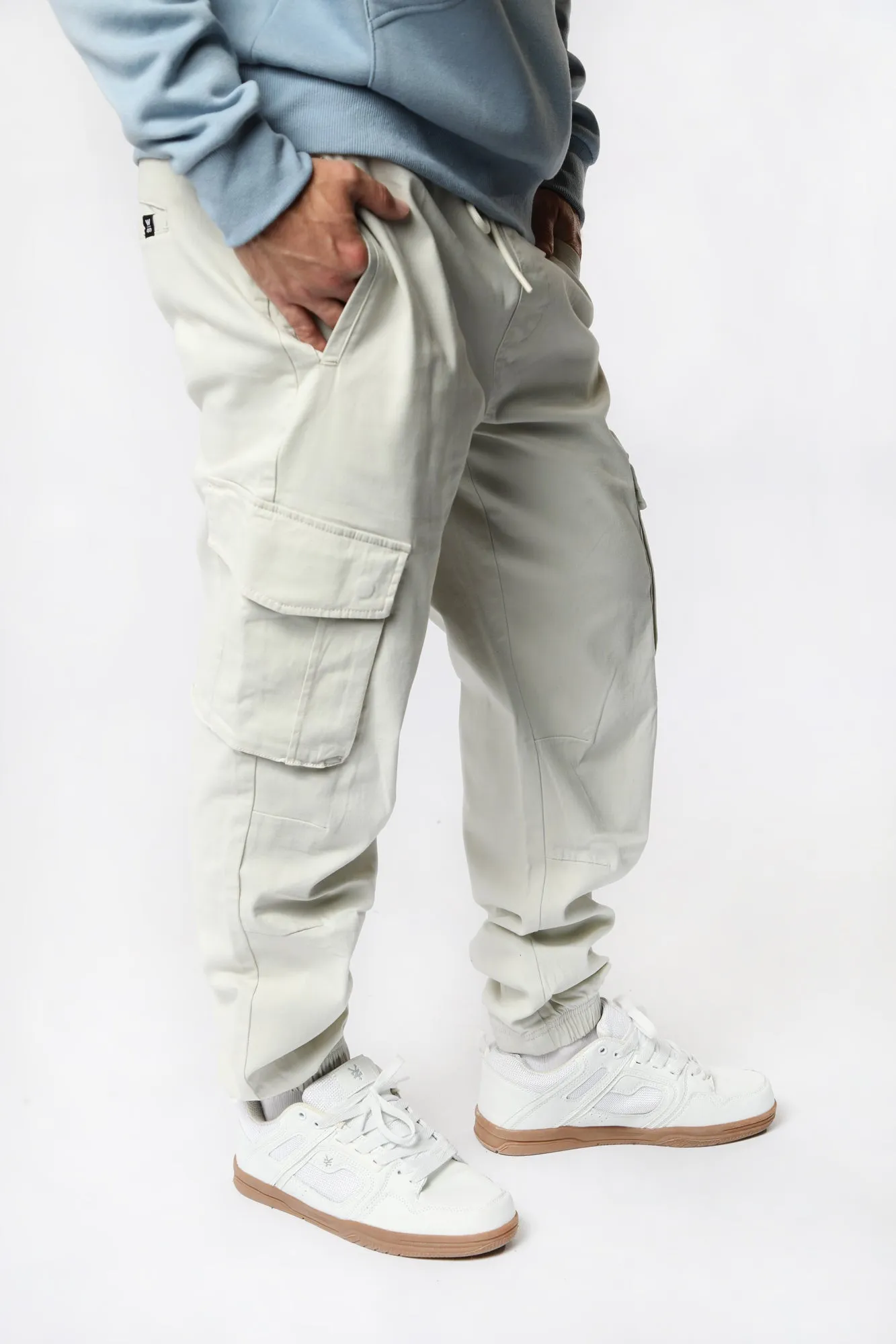 West49 Mens Twill Cargo Jogger