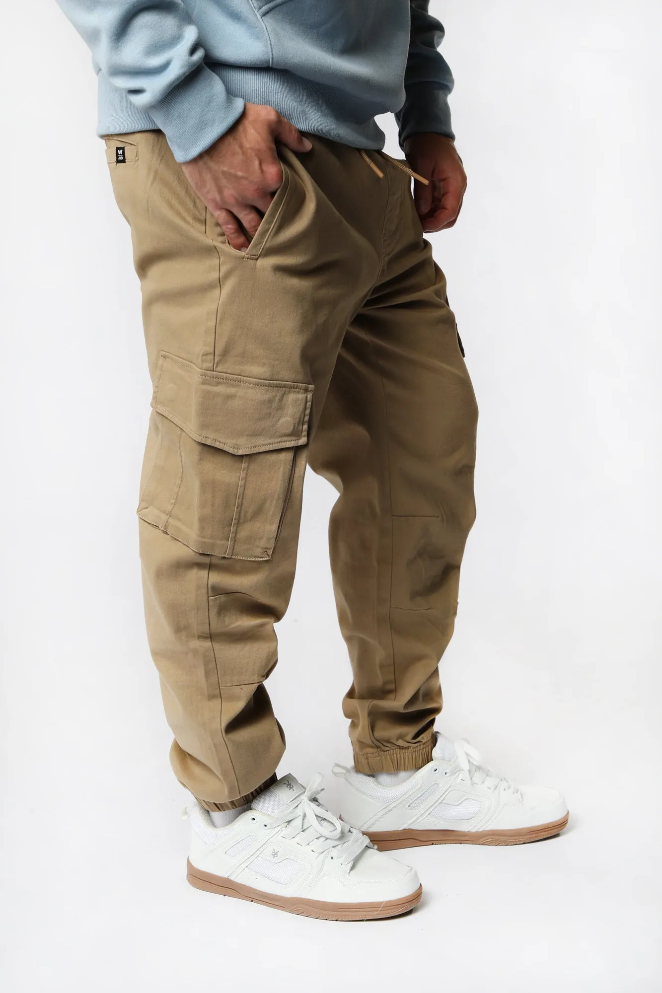 West49 Mens Twill Cargo Jogger