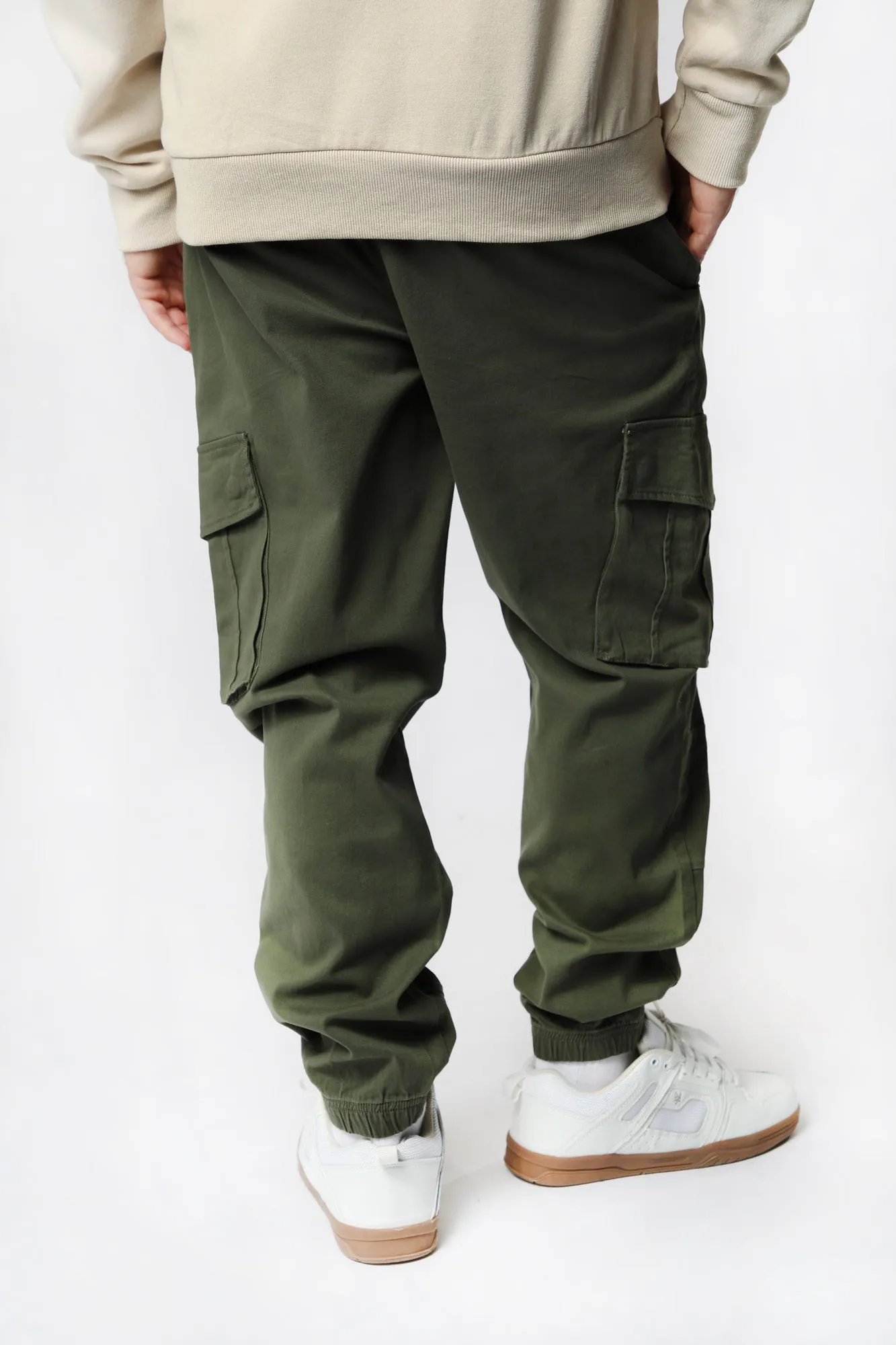 West49 Mens Twill Cargo Jogger