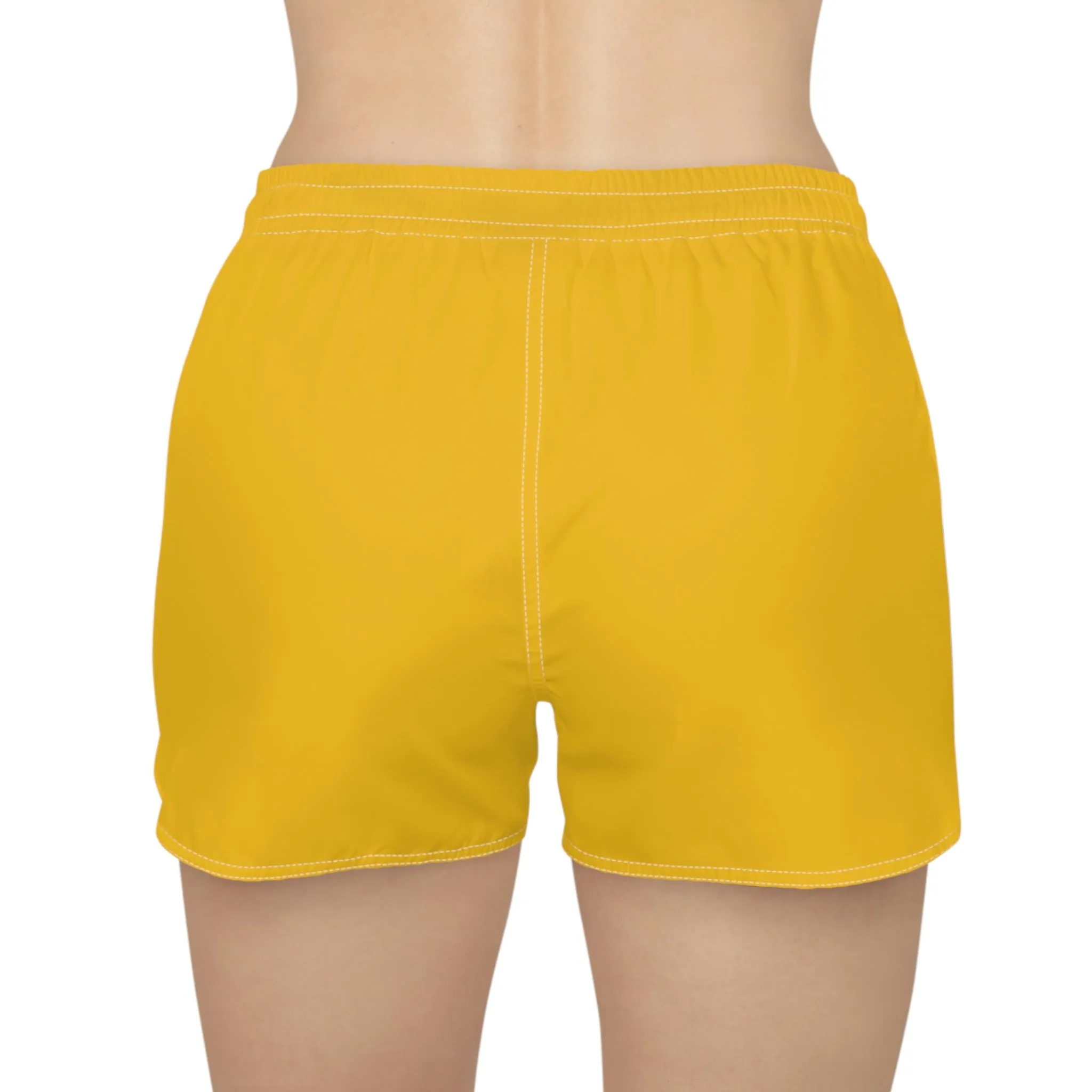 Women's Casual Shorts - Yellow