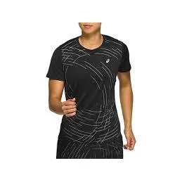 Women's Night Track Ss Top - Black